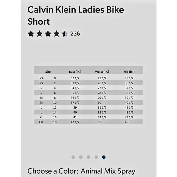 NWT WOMENS CALVIN KLEIN BIKE SHORTS - Picture 5 of 5